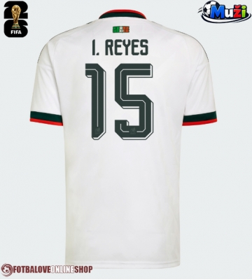 Mexiko Israel Reyes #15 Venkovní Dres MS 2026 Krátkým Rukávem